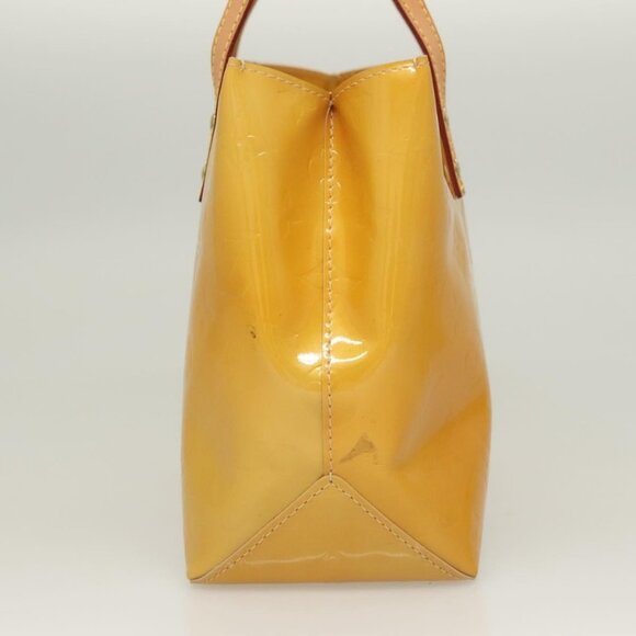 LOUIS VUITTON Monogram Vernis Reade PM Hand Bag Beige LV Auth - Picture 4 of 16